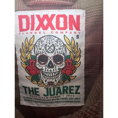 Dixxon The Juarez Flannel Shirt Womens Small Plaid Snap Front - product photo 3