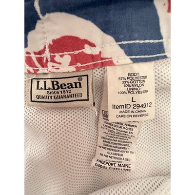 L.L.Bean Lobster Swim Trunks Mens Large - product photo 3