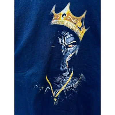 Black Panther Graphic T Shirt Mens XL Marvel Movie Wakanda King Tee Black - product photo 4