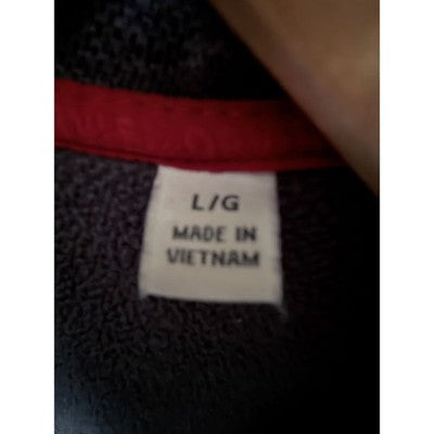 Orvis Men's Full Zip Fleece Jacket Large Black Gray Sweater Knit Outdoor - product photo 3