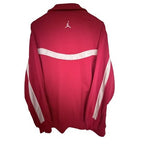 Jordan Full Zip Track Jacket Mens Large Red White Basketball Warm Up Jacket - product photo 2