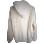 Goodyear Racing Pullover Hoodie Mens Medium Made In USA Cream NWT - product photo 2
