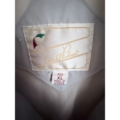 Arnold Palmer Mens Golf Windbreaker Jacket Gray Full Zip Lightweight XL - product photo 3