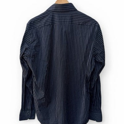 Hugo Boss Black Striped Dress Shirt 16.5 34/35 - product photo 2