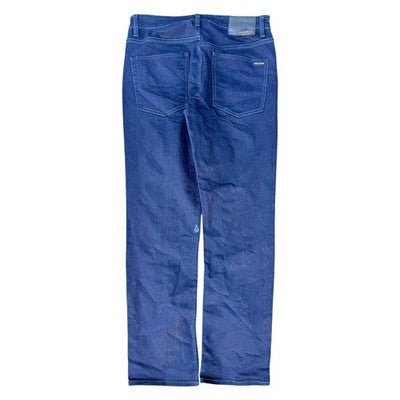 Volcom Denim Jeans Mens 30 Dark Blue Straight Leg Skate Denim Pants - product photo 2