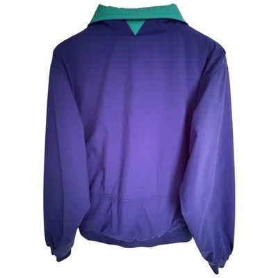 Eddie Bauer Full Zip Windbreaker Jacket Blue Green Mens M - product photo 2