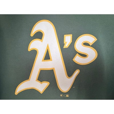 Oakland Athletics Fanatics Pullover Hoodie Mens Medium Green MLB - product photo 4
