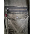Levi Strauss Military Field Jacket Men Large Olive Green Cotton Full Zip Utility - product photo 5