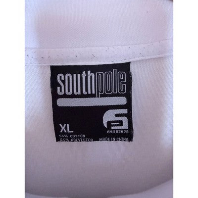 Southpole Jacket Mens XL White Full Zip Utility Pocket Streetwear - product photo 3