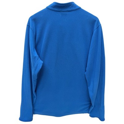 Nike Therma Fit Quarter Zip Pullover Mens Large Blue Fleece Swoosh Athletic - product photo 2