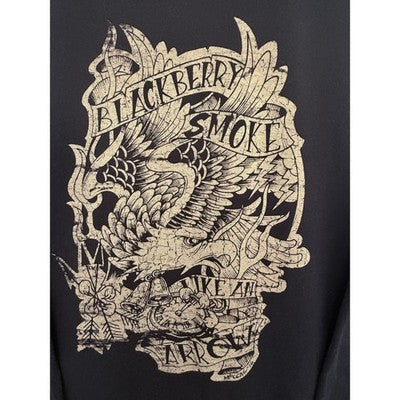 Blackberry Smoke Mens Medium Black Long Sleeve Band T Shirt Bayside USA - product photo 4