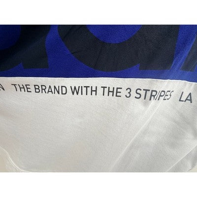 Adidas Originals Big Logo Colorblock T Shirt Mens XL Blue - product photo 4