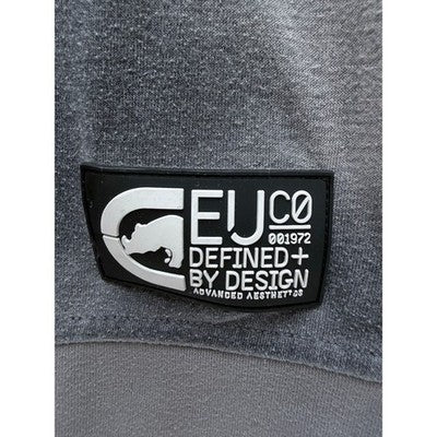 Ecko Unltd Short Sleeve Hoodie Mens Medium Gray Tie Dye Streetwear Rhino Logo - product photo 5