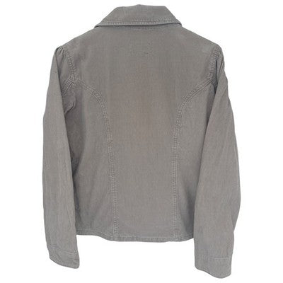 Levi Strauss Signature Corduroy Jacket Womens Large Beige Peacoat - product photo 2