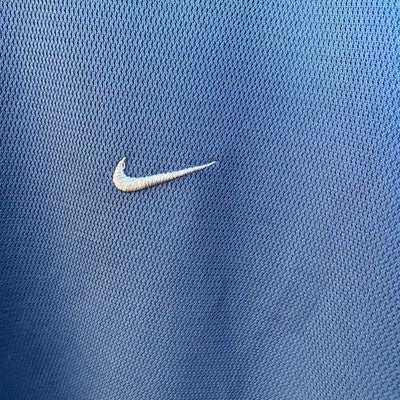 Nike Vintage Silver Tag Long Sleeve Shirt Large Tall Blue - product photo 4