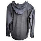 Oakley Hooded Button Front Long Sleeve Shirt Mens Medium Gray - product photo 2