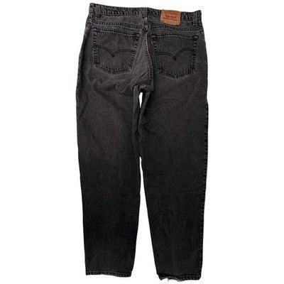 Levis 560 Loose Fit Jeans Mens 38x32 Black Wash Tapered Leg Denim - product photo 2