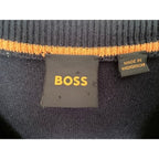 Hugo Boss Mens Medium Navy Crewneck Knit Sweater Logo Patch Pullover - product photo 4