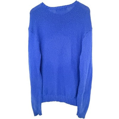 Polo Ralph Lauren Sweater Mens XL Blue Cotton Knit Pullover - product photo 2