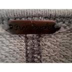 Free People Lace Up Short Sleeve Sweatshirt Gray Womens 3X (estimated) - product photo 3