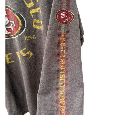 San Francisco 49ers Shirt Mens XL Red NFL Football Long Sleeve Fan Apparel - product photo 4