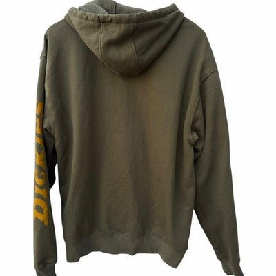 Dickies Hoodie Mens L Olive Green Workwear Pullover Streetwear - product photo 2