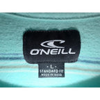 O'Neill Striped Pocket T Shirt Mens Large Aqua Blue - product photo 3