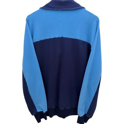 Bundeswehr Track Jacket Mens 52 46 Blue German Military Full Zip Sweatshirt - product photo 2