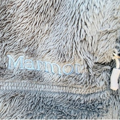 Marmot Fleece Jacket Womens Large Green Full Zip Soft Plush Outdoor Layer - product photo 4