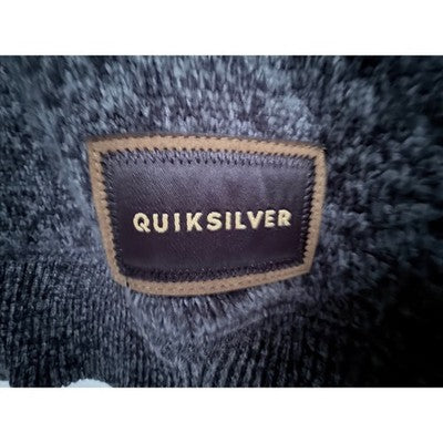 Quiksilver Full Zip Knit Hoodie Mens XL Gray - product photo 5
