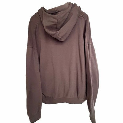 Brandy Melville Brown Zip Hoodie One Size - product photo 2