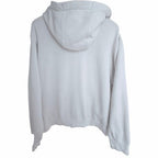 Nike Full Zip Hoodie Mens Large White Fleece Sweatshirt Swoosh Y2K - product photo 2
