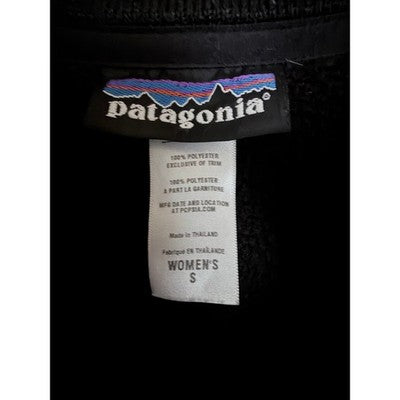 Patagonia Womens Small Black Zip Performance Fleece Jacket Lightweight Outdoor - product photo 3