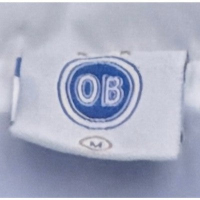 OB Track Jacket Mens XL Blue Full Zip Lightweight Athletic Streetwear - product photo 3