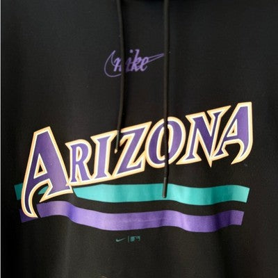 Nike Arizona Diamondbacks Hoodie Mens Medium Black Pullover MLB - product photo 4