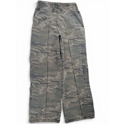 Y2K Camo Cargo Pants Womens 5 27 Wide Leg Baggy Utility Streetwear - product photo 2