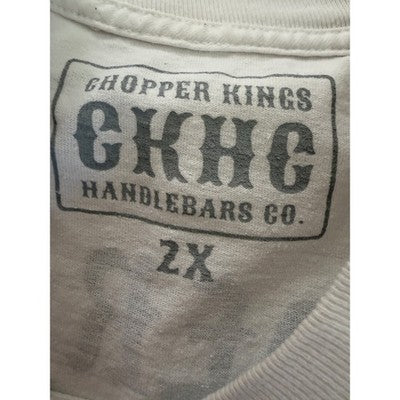Chopper Kings California Graphic T Shirt Mens 2XL Skull Motorcycle Tee - product photo 3