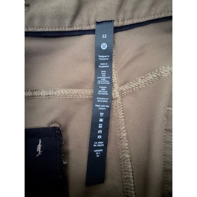 Lululemon ABC Classic Fit Pants Men's 32 Brown Stretch Casual - product photo 3