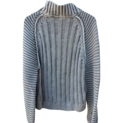 Free People Chunky Knit Sweater Womens S Gray - product photo 2