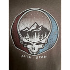 Spectra Alta Utah Skull Mountain Graphic T Shirt Mens Medium Brown - product photo 4