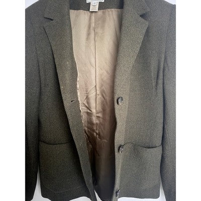 L.L.Bean Wool Blazer Womens 10 - product photo 4