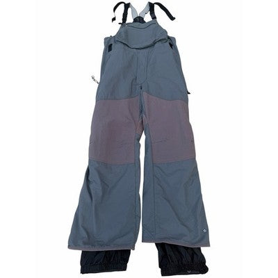 Burton Universe Vintage Adult Large Gray Blue Snowboard Bib Pants - product photo 2