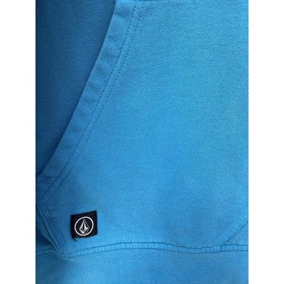 Volcom Pullover Hoodie Mens XL Blue Graphic Skate Surf Streetwear Sweatshirt - product photo 5