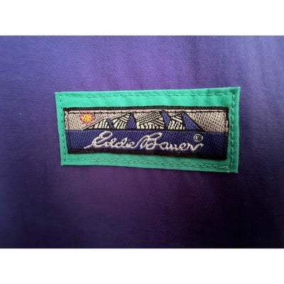 Eddie Bauer Full Zip Windbreaker Jacket Blue Green Mens M - product photo 6