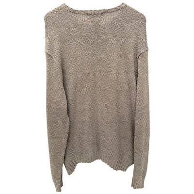 Polo Ralph Lauren Sweater Mens XXL Beige Knit Crewneck Cotton Pony Logo - product photo 2