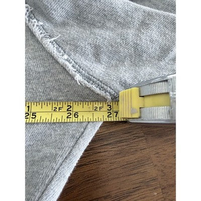 Free People Lace Up Short Sleeve Sweatshirt Gray Womens 3X (estimated) - product photo 5