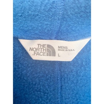 The North Face Hoodie Mens Large Blue Full Zip Fleece Outdoor Jacket - product photo 3