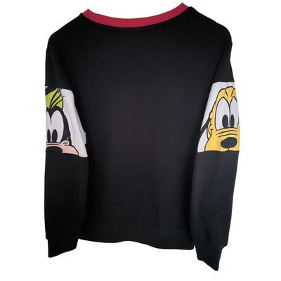 Disney Mickey Mouse Donald Duck Goofy Pluto Womens Large Graphic Sweatshirt - product photo 2
