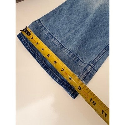 Abercrombie Simone Wide Leg Crop Jeans Womens 28 Blue - product photo 5