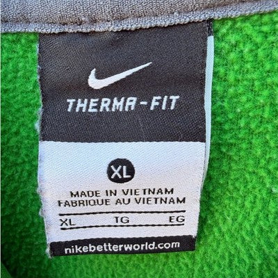 Nike Therma-Fit Hoodie Mens XL Green Pullover Sweatshirt - product photo 3